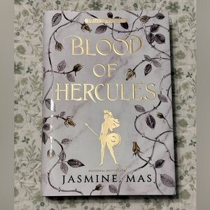 Blood of Hercules Book with Gold Accents